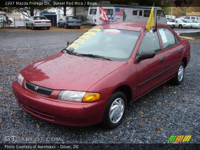 1997 Mazda Protege DX in Sunset Red Mica