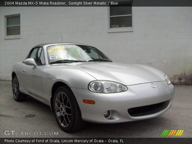 2004 Mazda MX-5 Miata Roadster in Sunlight Silver Metallic