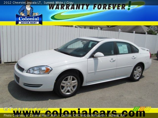 2012 Chevrolet Impala LT in Summit White
