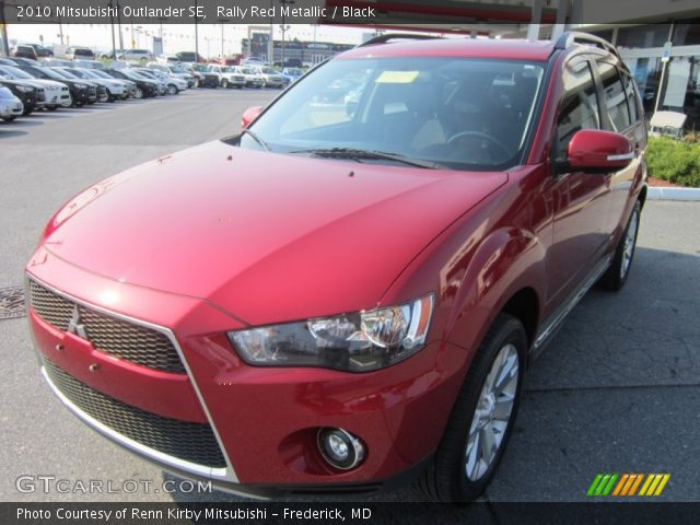 2010 Mitsubishi Outlander SE in Rally Red Metallic