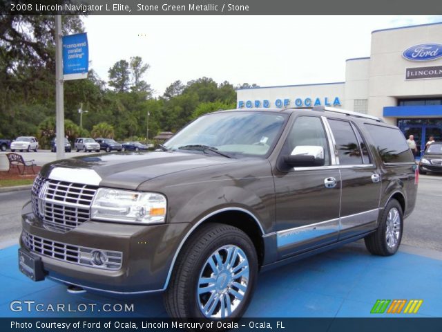 2008 Lincoln Navigator L Elite in Stone Green Metallic