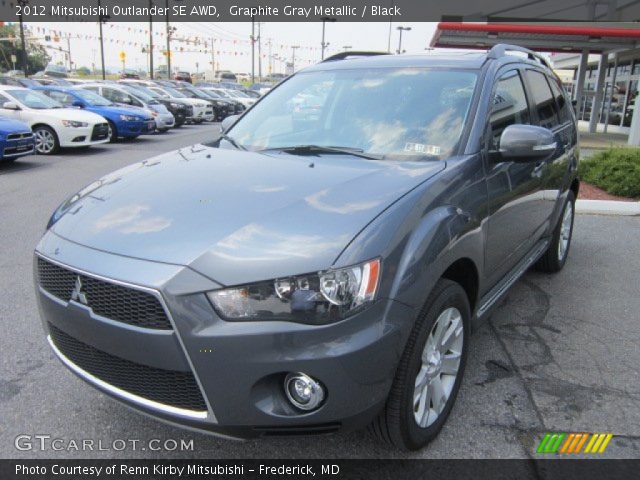 2012 Mitsubishi Outlander SE AWD in Graphite Gray Metallic