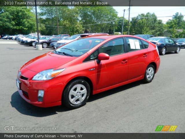 2010 Toyota Prius Hybrid III in Barcelona Red Metallic