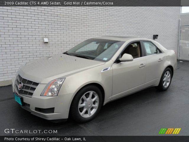2009 Cadillac CTS 4 AWD Sedan in Gold Mist