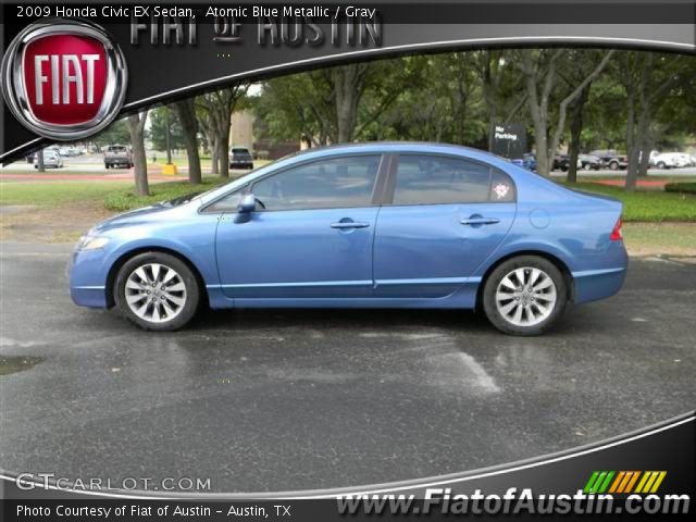 2009 Honda Civic EX Sedan in Atomic Blue Metallic