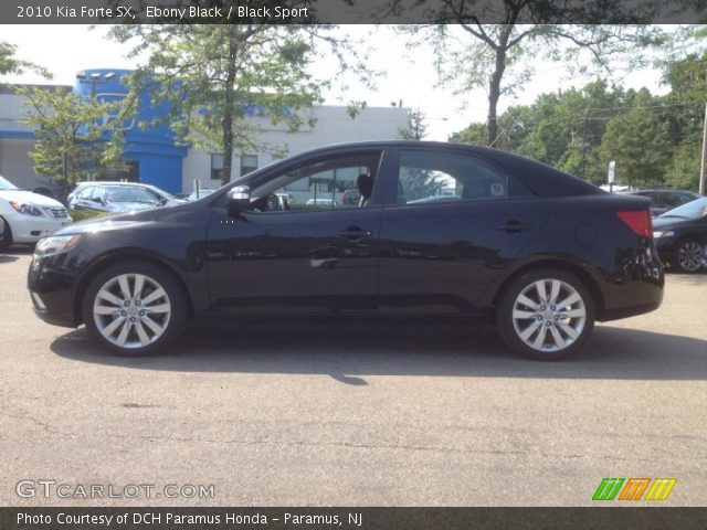 2010 Kia Forte SX in Ebony Black