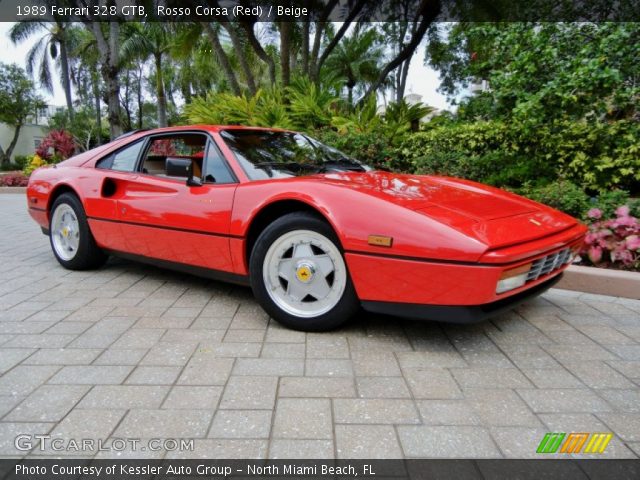 1989 Ferrari 328 GTB in Rosso Corsa (Red)