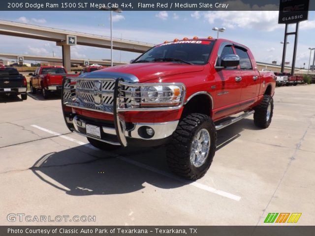 2006 Dodge Ram 1500 SLT Mega Cab 4x4 in Flame Red