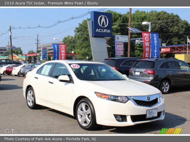 2010 Acura TSX Sedan in Premium White Pearl