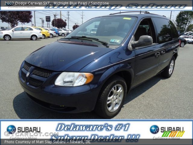 2003 Dodge Caravan SXT in Midnight Blue Pearl