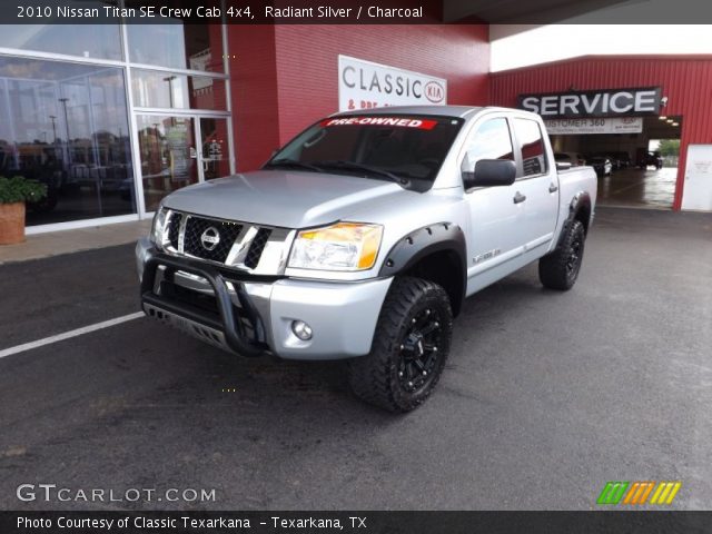 2010 Nissan Titan SE Crew Cab 4x4 in Radiant Silver