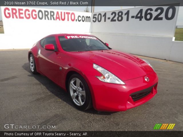 2010 Nissan 370Z Coupe in Solid Red