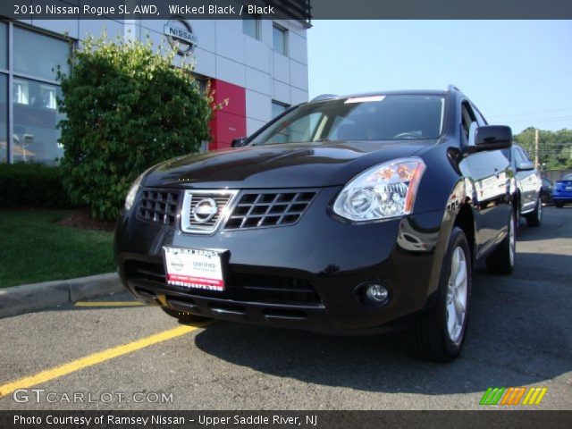 2010 Nissan Rogue SL AWD in Wicked Black