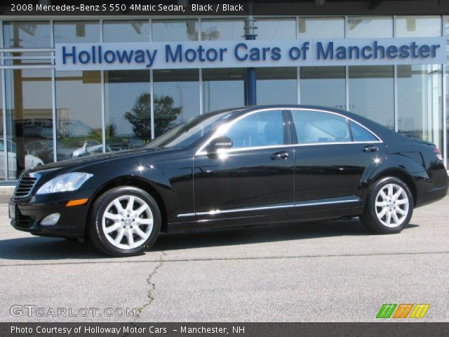 2008 Mercedes-Benz S 550 4Matic Sedan in Black