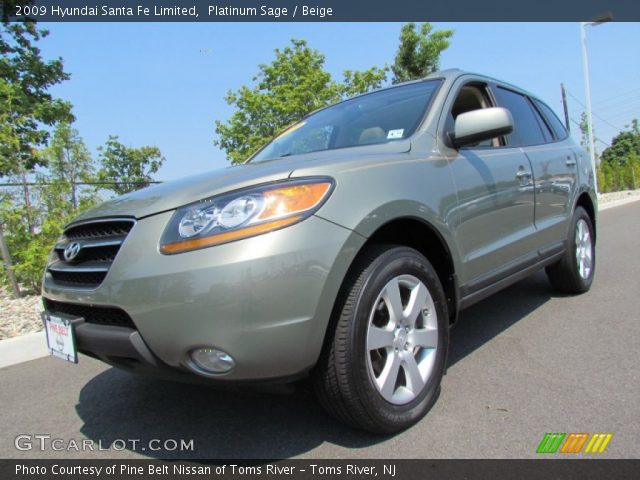 2009 Hyundai Santa Fe Limited in Platinum Sage
