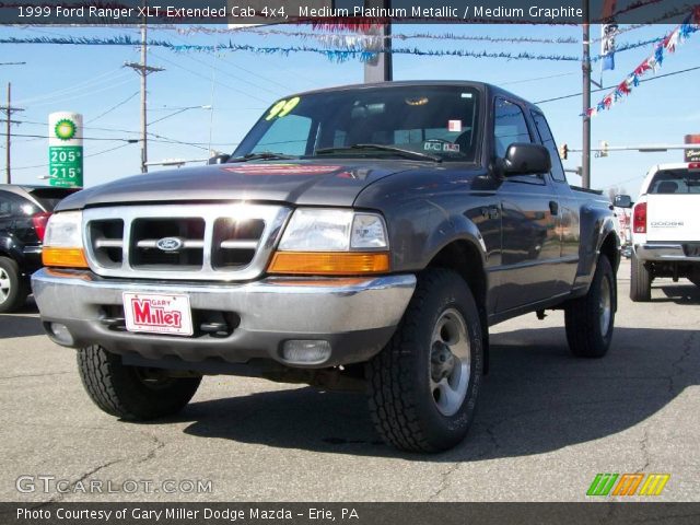 1999 Ford Ranger XLT Extended Cab 4x4 in Medium Platinum Metallic