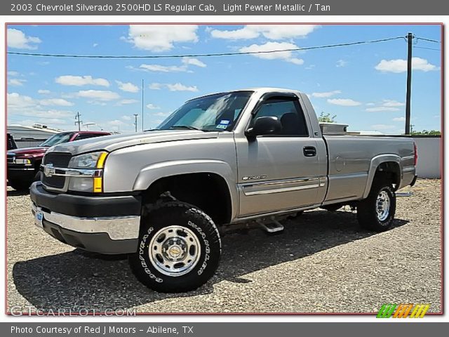 2003 Chevrolet Silverado 2500HD LS Regular Cab in Light Pewter Metallic