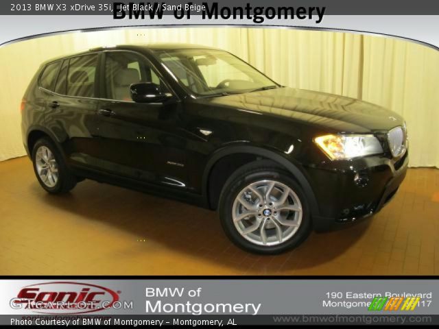 2013 BMW X3 xDrive 35i in Jet Black