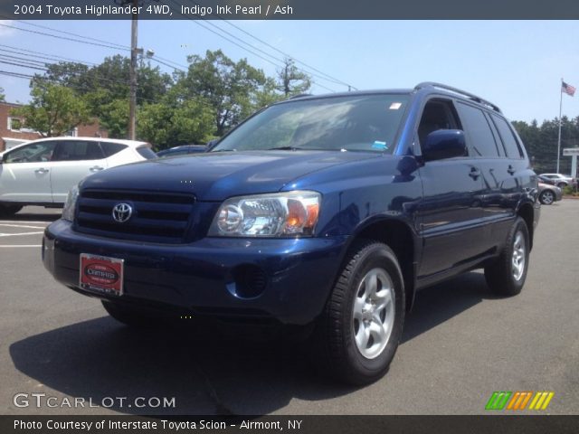 2004 Toyota Highlander 4WD in Indigo Ink Pearl