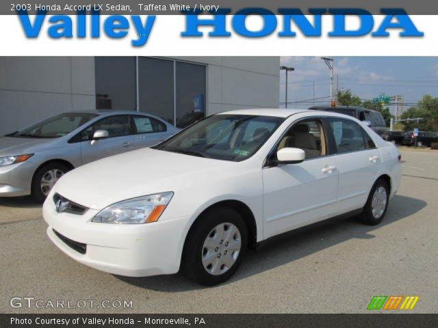 2003 Honda accord lx white #3