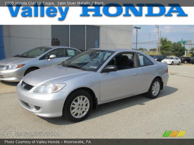 2005 Honda Civic LX Coupe in Satin Silver Metallic