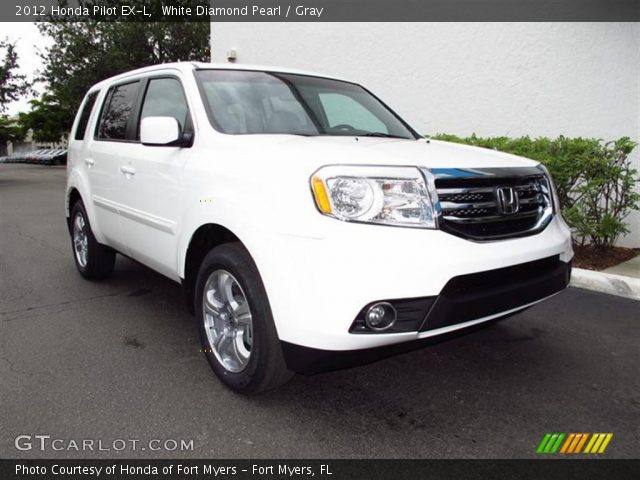 2012 Honda Pilot EX-L in White Diamond Pearl