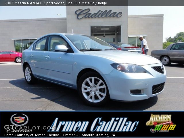 2007 Mazda MAZDA3 i Sport Sedan in Ice Blue Metallic