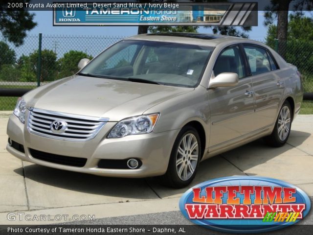 2008 Toyota Avalon Limited in Desert Sand Mica