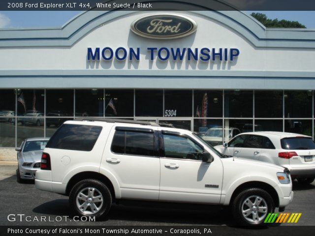2008 Ford Explorer XLT 4x4 in White Suede