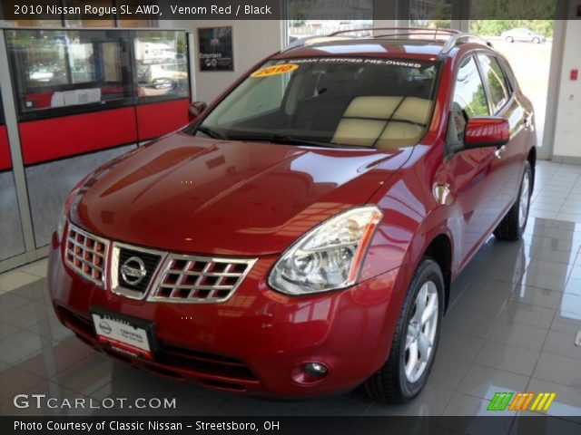 2010 Nissan Rogue SL AWD in Venom Red