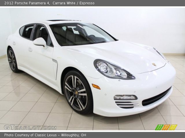 2012 Porsche Panamera 4 in Carrara White