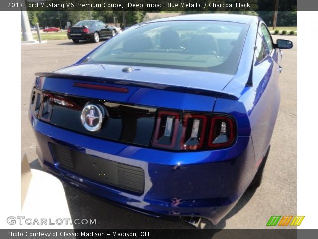 2013 Ford Mustang V6 Premium Coupe in Deep Impact Blue Metallic
