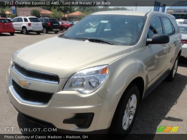 2012 Chevrolet Equinox LS AWD in Gold Mist Metallic