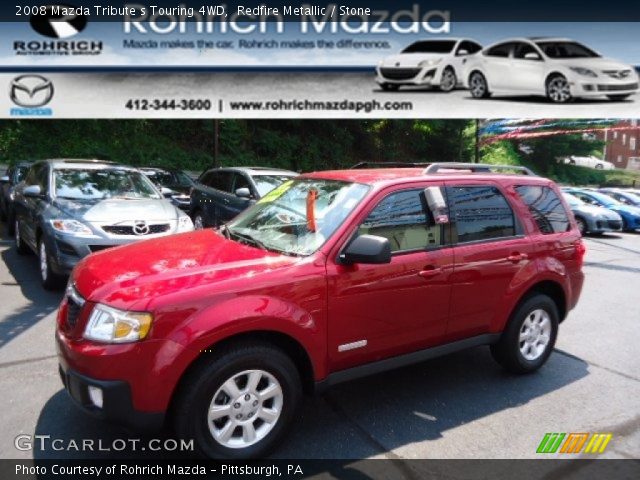 2008 Mazda Tribute s Touring 4WD in Redfire Metallic