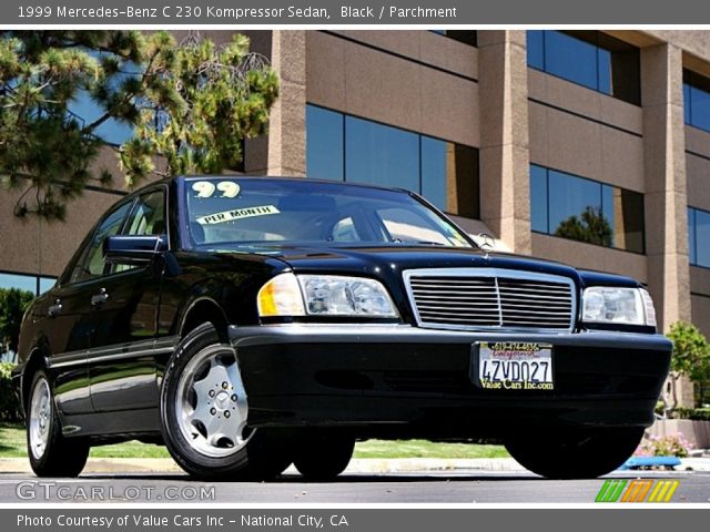 1999 Mercedes-Benz C 230 Kompressor Sedan in Black