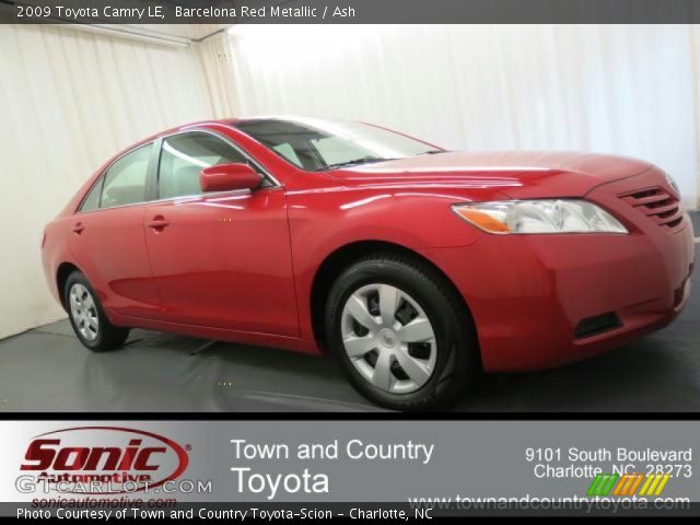2009 Toyota Camry LE in Barcelona Red Metallic