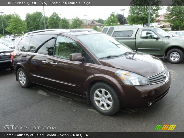 2007 Nissan Quest 3.5 S in Chestnut Metallic