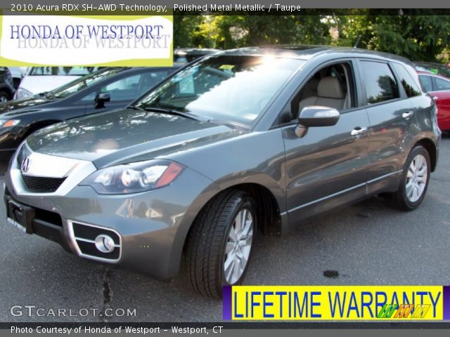 2010 Acura RDX SH-AWD Technology in Polished Metal Metallic