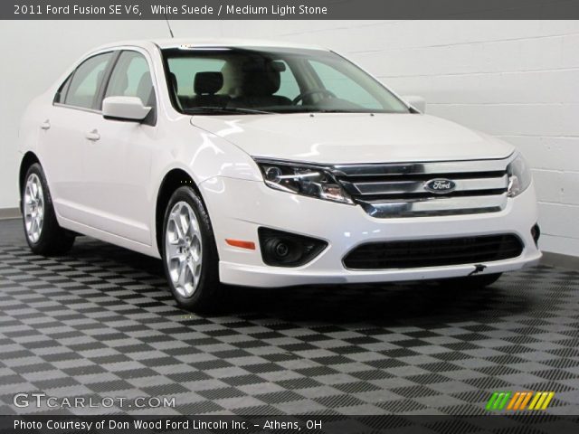 2011 Ford Fusion SE V6 in White Suede