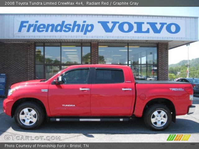 2008 Toyota Tundra Limited CrewMax 4x4 in Radiant Red