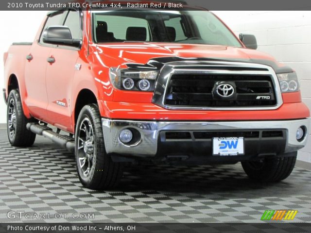 2010 Toyota Tundra TRD CrewMax 4x4 in Radiant Red