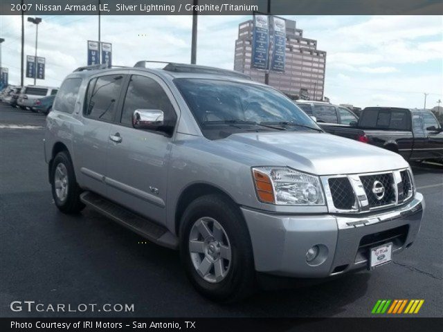 2007 Nissan Armada LE in Silver Lightning