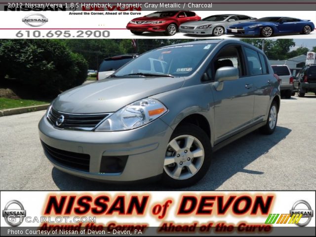 2012 Nissan Versa 1.8 S Hatchback in Magnetic Gray Metallic