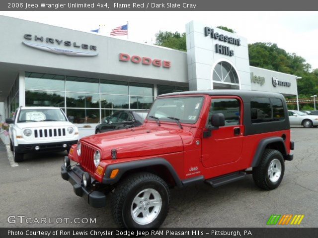 2006 Jeep Wrangler Unlimited 4x4 in Flame Red