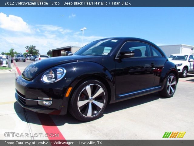 2012 Volkswagen Beetle Turbo in Deep Black Pearl Metallic