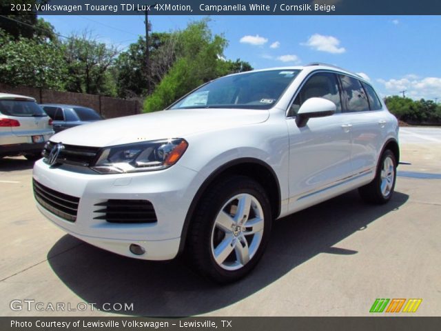 2012 Volkswagen Touareg TDI Lux 4XMotion in Campanella White