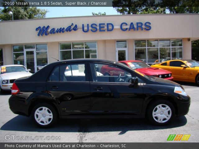 2010 Nissan Versa 1.8 S Sedan in Super Black