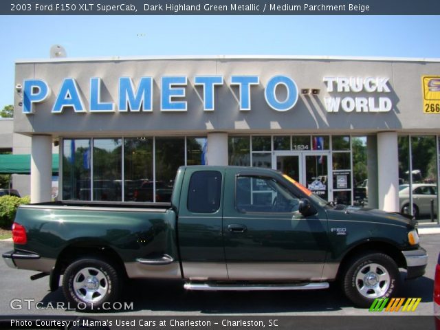 2003 Ford F150 XLT SuperCab in Dark Highland Green Metallic