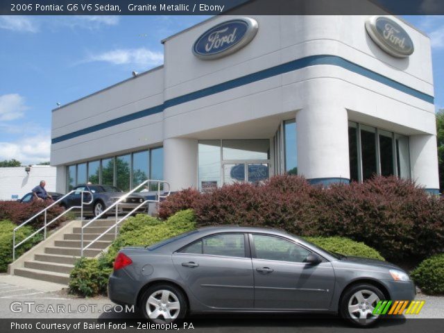 2006 Pontiac G6 V6 Sedan in Granite Metallic