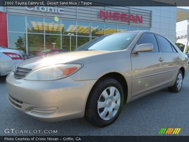 2002 Toyota Camry LE in Desert Sand Mica
